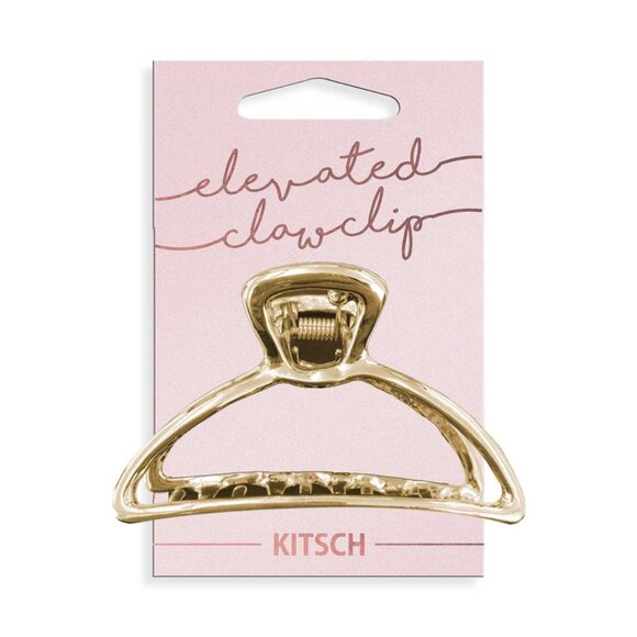 Women's Gold Metal Claw Clips Large Hair Strong Kitsch Metal Clip - Picture 7 of 7